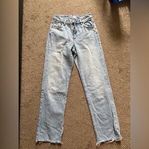 Garage 90’s Straight- Light Wash Straight Leg Jeans